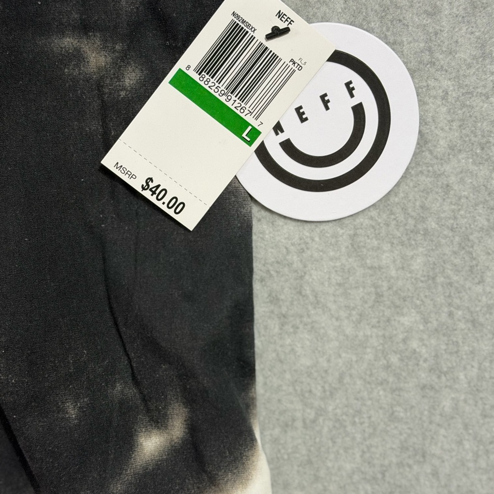 Neff Black and White Tie-Dye Shirt - Picture 3 of 4